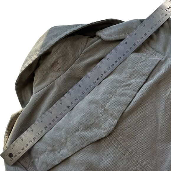 Timberland Waxed Cotton Military Style Trench Coat - Picture 14 of 16